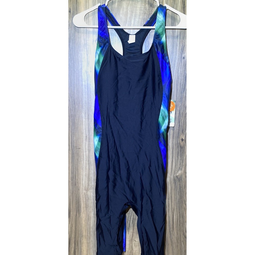 LARGE beautyin Women's Boyleg Unitard Swimsuits Racerback One‎ Piece